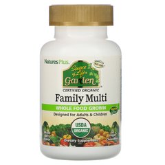 Мультивітаміни для всієї родини Nature's Plus (Family Multi) 60 жувальних таблеток з ягідним смаком