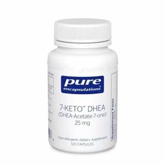 7-Кето ДГЭА Pure Encapsulations (7-Keto DHEA) 25 мг 120 капсул купить в Киеве и Украине