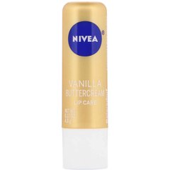 Догляд за губами, ванільна вершкова олія, Nivea, 0,17 унції (4,8 г)