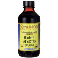 Сироп екстракту бузини, Elderberry Extract Syrup, Swanson, 118 мл
