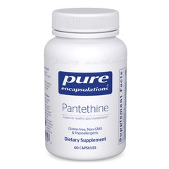 Пантетин Pure Encapsulations (Pantethine) 60 капсул