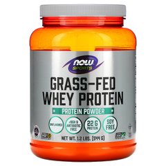 Сироватковий протеїн концентрат без смаку Now Foods (Whey Protein Sports) 544 г