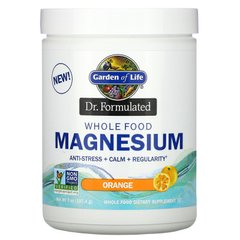 Формула магнію Garden of Life (Magnesium powder) 350 мг 197 г зі смаком апельсина