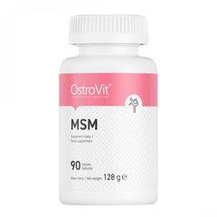 МСМ (метілсульфонілметан), MSM, OstroVit, 90 таблеток