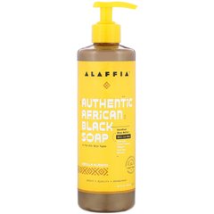 Африканское черное мыло ваниль и миндаль Alaffia (African Black Soap) 475 мл купить в Киеве и Украине