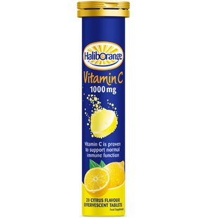 Витамин С лимон Haliborange (Adult Vit C Lemon) 1000 мг 20 жевательных конфет купить в Киеве и Украине