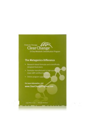 10-дневная программа для очистки организма Metagenics (Clear Change 10 Day Program with UltraClear RENEW Chai) комплект с 3 предметов купить в Киеве и Украине
