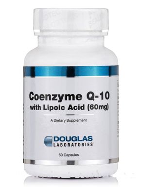 Коензим Q10 з ліпоєвою кислотою Douglas Laboratories (Coenzyme Q-10 with Lipoic Acid) 60 мг 60 капсул