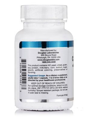 Коензим Q10 з ліпоєвою кислотою Douglas Laboratories (Coenzyme Q-10 with Lipoic Acid) 60 мг 60 капсул