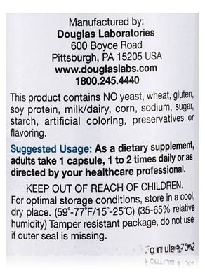 Коензим Q10 з ліпоєвою кислотою Douglas Laboratories (Coenzyme Q-10 with Lipoic Acid) 60 мг 60 капсул