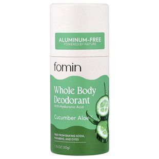 fomin, дезодорант для всего тела, без алюминия, огурец и алоэ, 50 г (1,76 унции) купить в Киеве и Украине