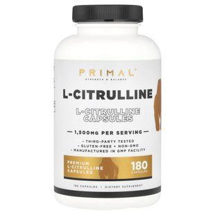 PrePrimal, L-Citrulline, 180 Capsules (750 mg per Capsule) купить в Киеве и Украине