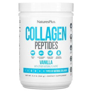 NaturesPlus, Collagen Peptides, Vanilla , 0.8 lb (364 g) купить в Киеве и Украине