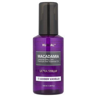 Kundal, Macadamia Ultra Hair Serum, Amber Vanilla, 3.38 fl oz (100 ml) купить в Киеве и Украине