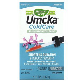 Капли от простуды умка без спирта Nature's Way (Umcka ColdCare) 30 мл купить в Киеве и Украине