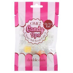 Double Dare, OMG! Candy Spa, Кубик-скраб с сахарной солью, кубик ассорти, 6 шт. купить в Киеве и Украине