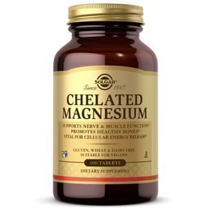 Хелатный магний Solgar (Chelated Magnesium) 250 таблеток купить в Киеве и Украине