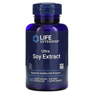 Life Extension, Ultra Soy Extract, 60 Vegetarian Capsules купить в Киеве и Украине