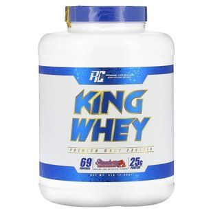 Ronnie Coleman, Signature Series, King Whey, полуничний чізкейк, 2,3 кг (5 фунтів)