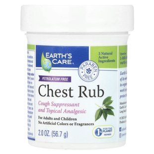 Earth's Care, Chest Rub, 2 oz (56.7 g) купить в Киеве и Украине