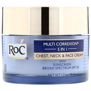 RoC, Multi Correxion 5 в 1, крем для лица, шеи и зоны декольте, 1,7 унц. (48 г) купить в Киеве и Украине