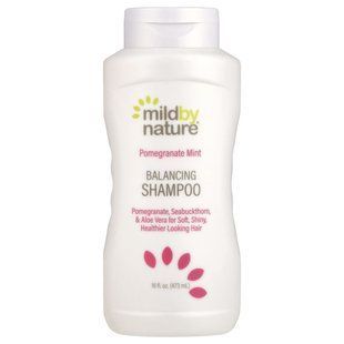 Балансуючий шампунь з гранатом і м'ятою, Mild By Nature, 473 мл