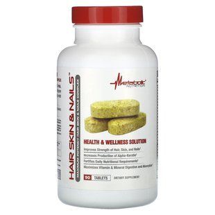 Metabolic Nutrition, Hair Skin & Nails, 90 Tablets купить в Киеве и Украине