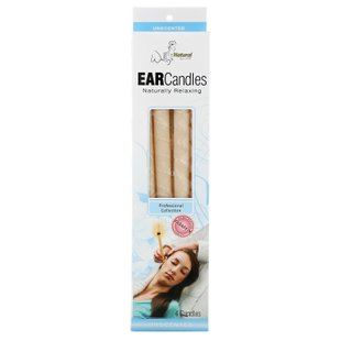 Обычные свечи для ушей Wally's Natural (Professional Collection Paraffin Ear Candles Unscented) 4 свечи купить в Киеве и Украине