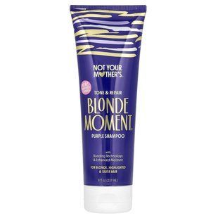 Not Your Mother's, Blonde Moment, Tone & Repair Purple Shampoo, For Blonde, Highlighted & Silver Hair, 8 fl oz (237 ml) купить в Киеве и Украине