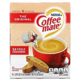 Coffee Mate, Comfort Classics, The Original, 24 окремих вершки, 11 мл (3/8 рідк. унції)