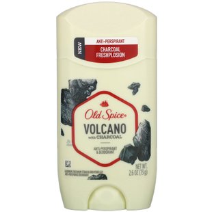 Антиперспирант и дезодорант, вулкан с древесным углем, Anti-Perspirant & Deodorant, Volcano with Charcoal, Old Spice, 73 г купить в Киеве и Украине