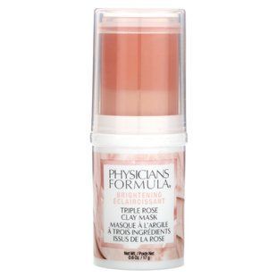 Triple Clay Mask with Rose, Brightening, Physicians Formula, 0.6 oz (17 g)