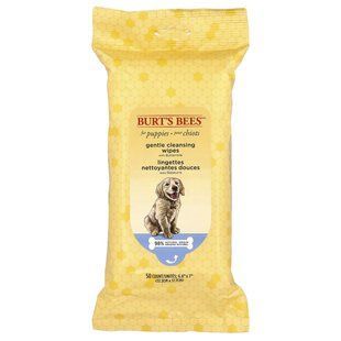 Burt's Bees, Gentle Cleansing Wipes with Buttermilk, For Puppies, 50 Count купить в Киеве и Украине