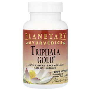 Planetary Herbals, Ayurvedics, Triphala Gold&reg;, 60 таблеток купить в Киеве и Украине