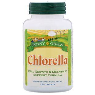 Chlorella, Sunny Green, 120 tablets