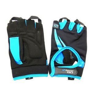 Рукавички для фітнесу Sporter (Fitness Gloves) розмір S чорно-сині