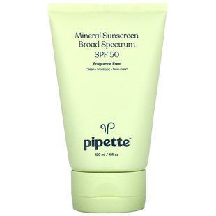 Піпетка, мінеральний сонцезахисний засіб широкої дії, SPF 50, 120 мл (4 рідк. унції)