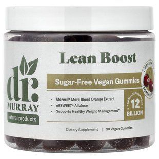 Dr. Murray's, Lean Boost, жевательные таблетки, со вкусом вишни, 90 веганских жевательных таблеток купить в Киеве и Украине