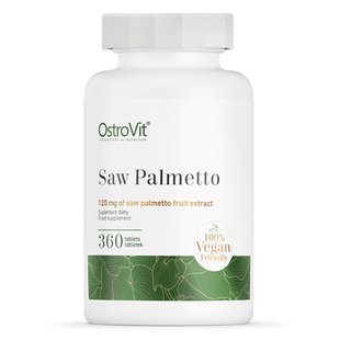 Со Пальметто сереноя VEGE OstroVit (Saw palmetto VEGE) 360 таблеток купить в Киеве и Украине