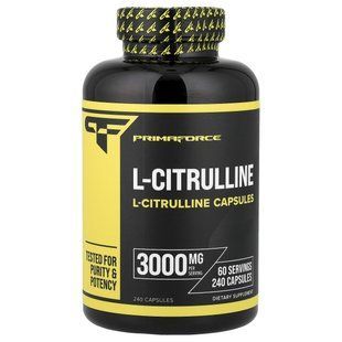 Primaforce, L-Citrulline, 240 Capsules (750 mg per Capsule) купить в Киеве и Украине
