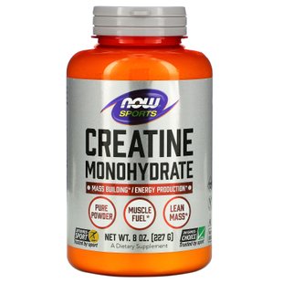 Моногидрат креатина Now Foods (Creatine Monohydrate Powder) 227 г купить в Киеве и Украине