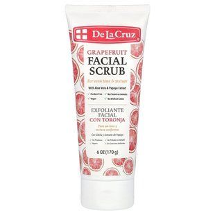 De La Cruz, Facial Scrub, Grapefruit, 6 oz (170 g) купить в Киеве и Украине