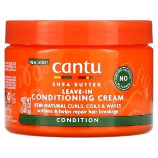 Cantu, Масло ши для натуральных волос, несмываемый кондиционер, 12 унций (340 г) купить в Киеве и Украине