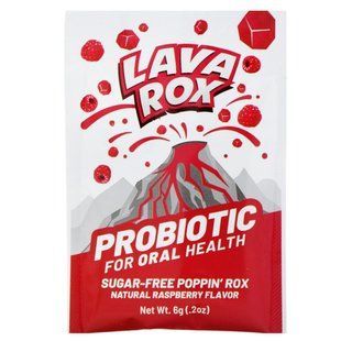 Probiotic for Oral Health, Natural Raspberry Flavor, Advanced Orthomolecular Research AOR, 6 g.