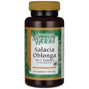 Салация Экстракт, Salacia Oblonga 20:1 Extract, Swanson, 500 мг, 60 капсул купить в Киеве и Украине