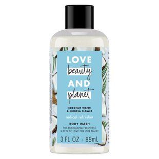 Гель для душа Radical Refresher, кокосовая вода и цветок мимозы, Radical Refresher Body Wash, Coconut Water & Mimosa Flower, Love Beauty and Planet, 89 мл купить в Киеве и Украине