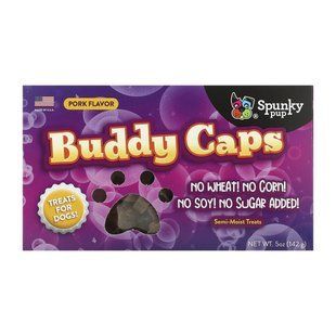 Spunky Pup, Buddy Caps, Treats for Dogs, Pork Flavor, 5 oz (142 g) купить в Киеве и Украине
