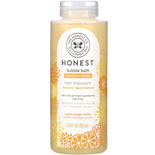 Ежедневная нежная пузырьковая ванна ванильно-сладкий апельсин The Honest Company (Everyday Gentle Bubble Bath Sweet Orange Vanilla) 355 мл купить в Киеве и Украине