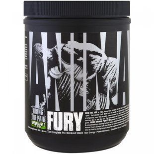 Животная ярость, полный пакет перед тренировкой, зеленое яблоко, Universal Nutrition, 330,6 г купить в Киеве и Украине