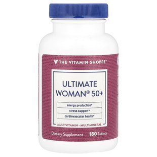 The Vitamin Shoppe, Ultimate Woman&reg; 50+, Multivitamin & Multimineral, 180 Tablets